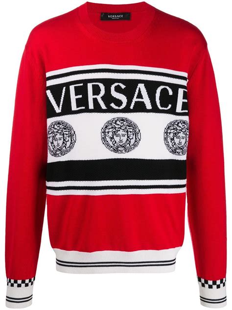 versace sweatshirt mens|versace jumper men's sale.